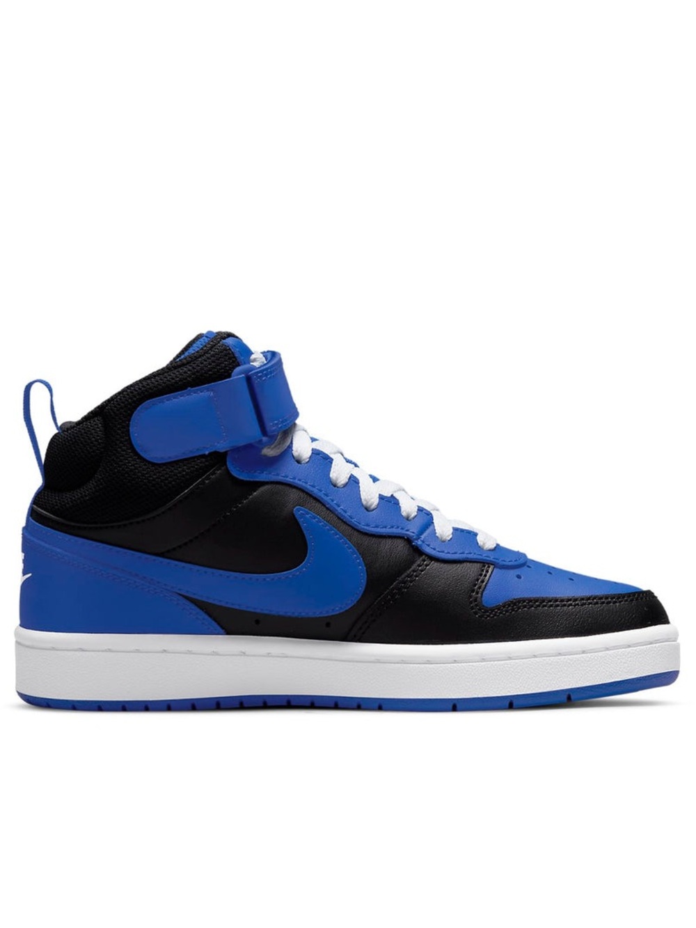 Nike Kids Court Borough Mid 2 'Black Game Royal' - Picture 3 of 6